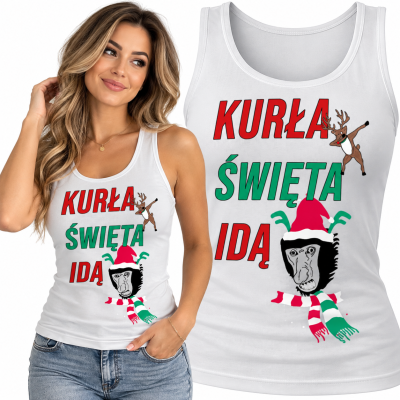 TANK TOP ŚWIĄTECZNY  KURŁA ŚWIĘTA